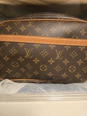 Louis Vuitton Monogram Canvas Belt Bag - Brown with Tan Trim
